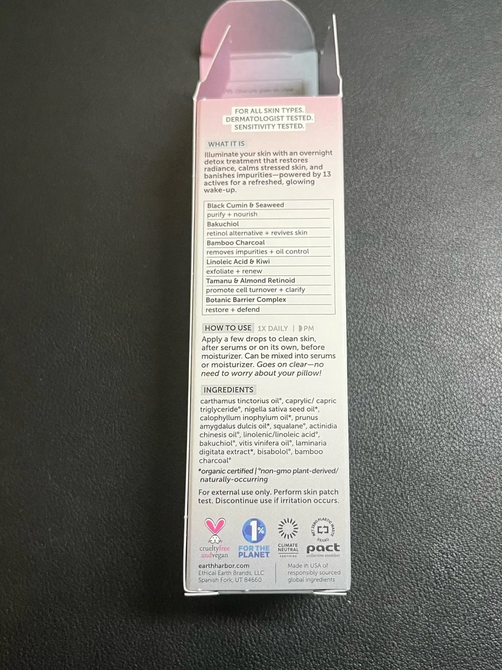 Earth Harbor Obscura Night Repair Concentrate — 30ml